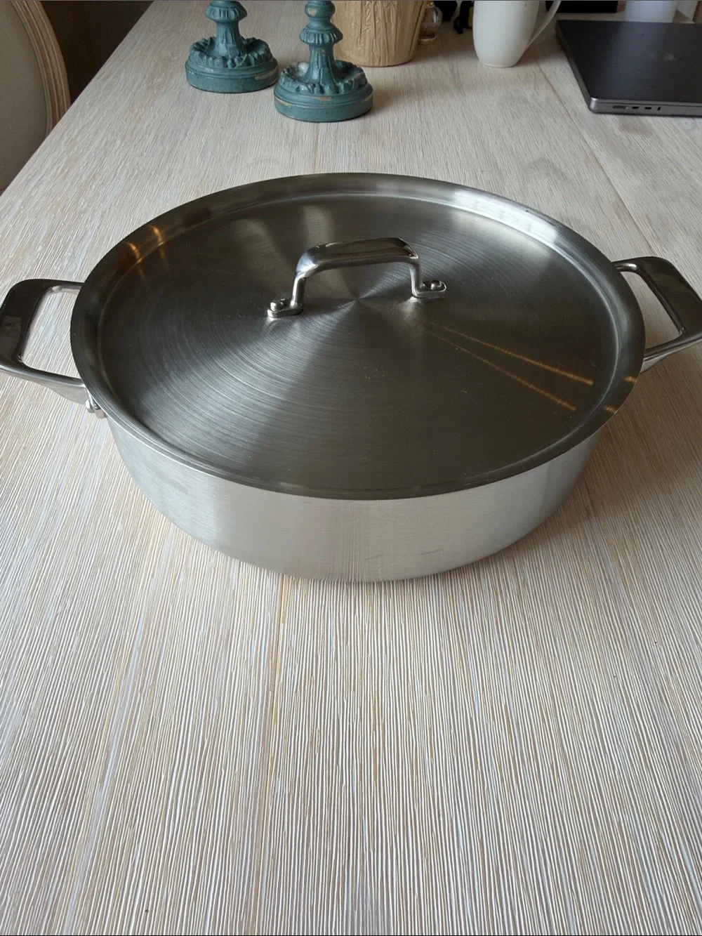 🥘MISEN Brand New 6 Qt Stainless Steel Braiser Pot with Lid Never Used 🥘